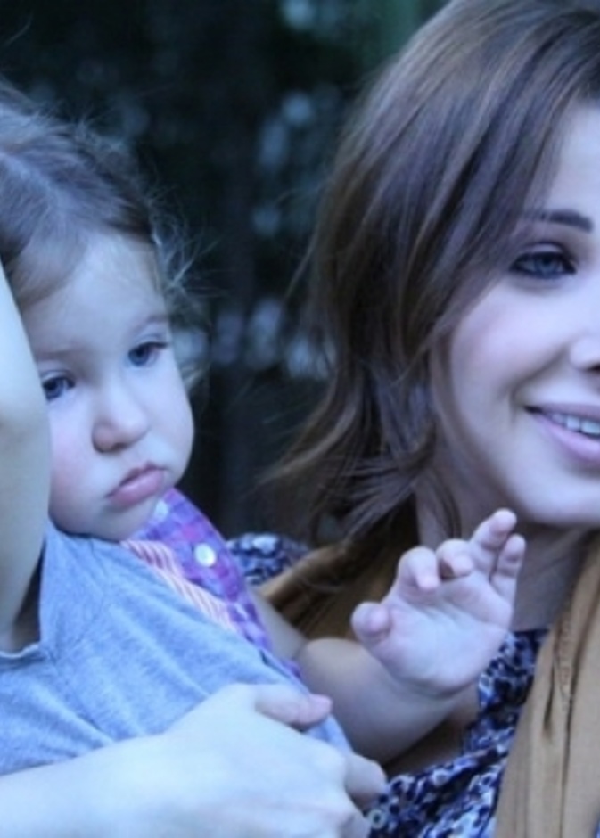 نانسي عجرم وابنتها