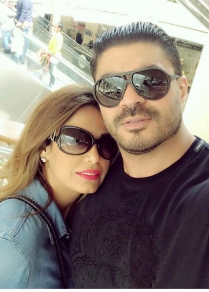 خالد سليم وزوجته 2017