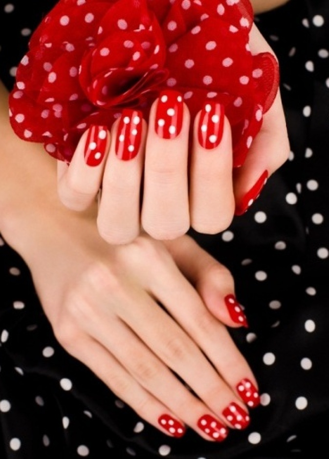 مناكير منقط