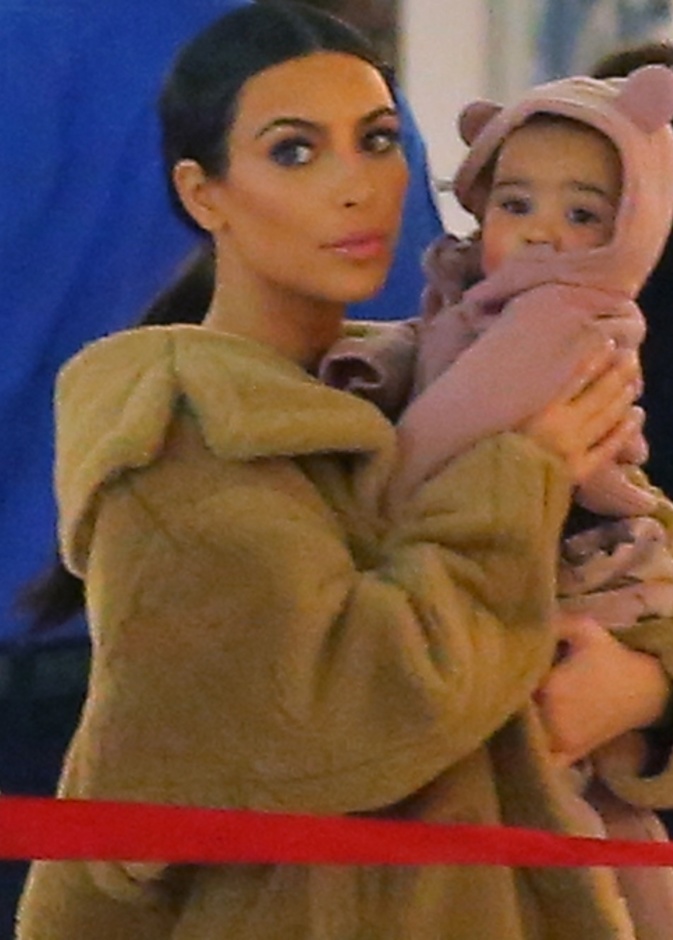 kim and baby