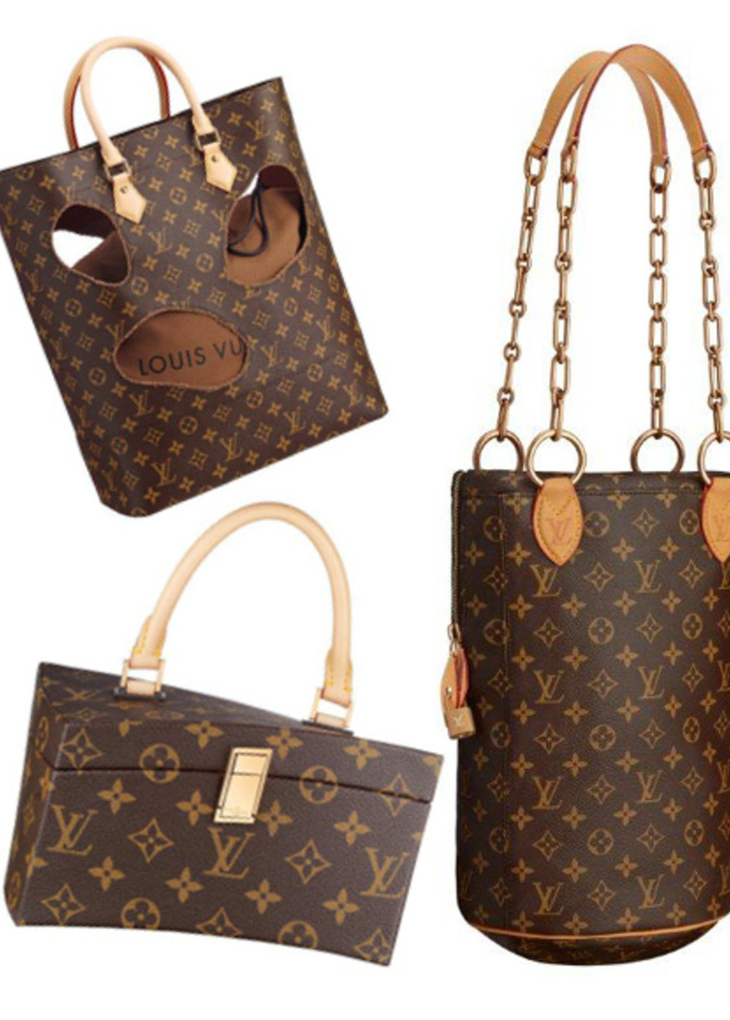 Louis Vuitton مجموعة الحقائب التي قام بتصمميها مبدعين العصر احفالاً بشعار دار