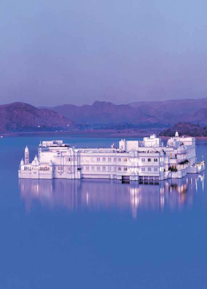 Taj Lake Palace of Udaipur, India - Exterioir View