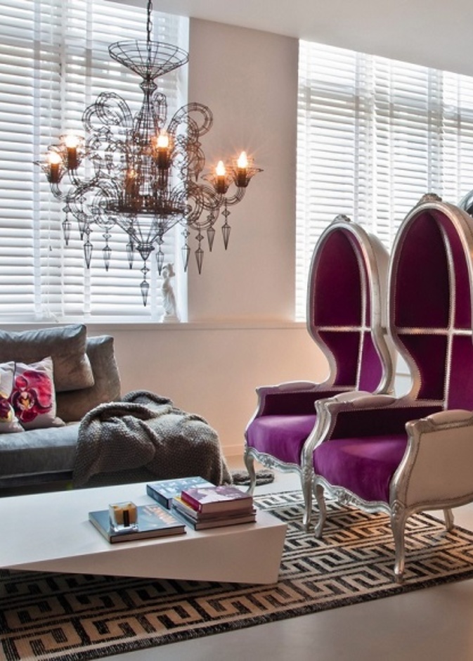 الرمادي مع الأصفر في غرفة النوم 