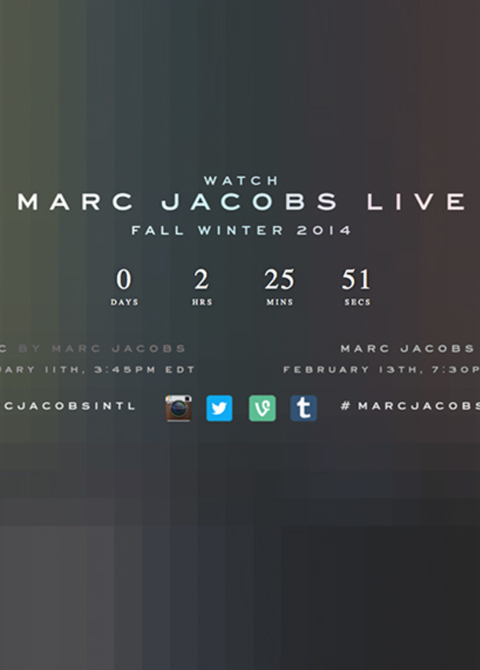 Marc By Marc Jacobs FW14 - Livestreaming