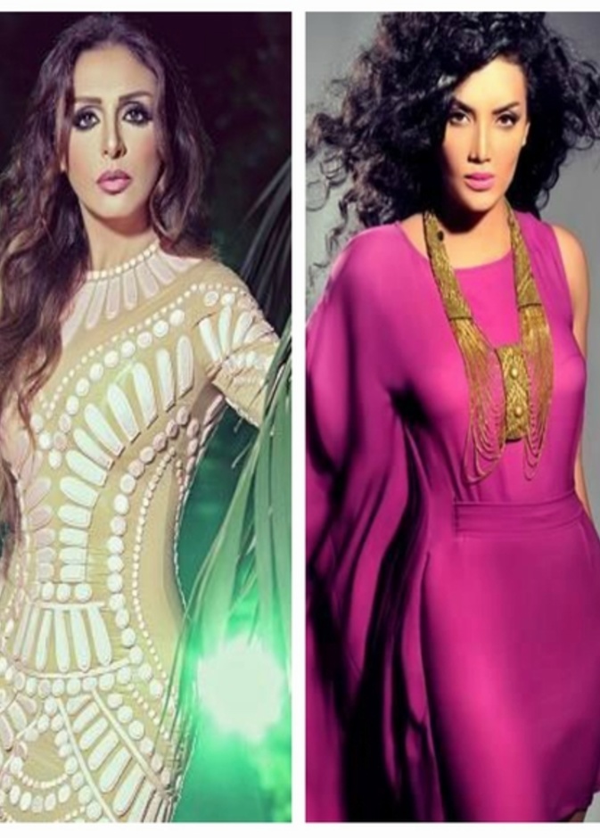 غادة عبد الرازق متألقة بالفساتين القصيرة