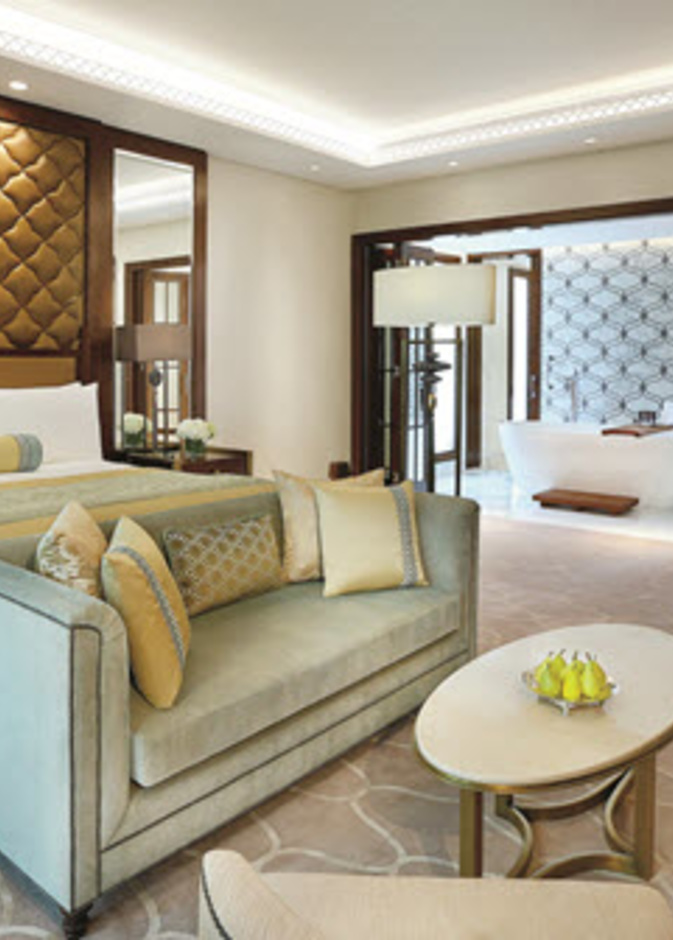 الجناح الرئاسي في الريتز-كارلتون، دبي: رفاهية مطلقة