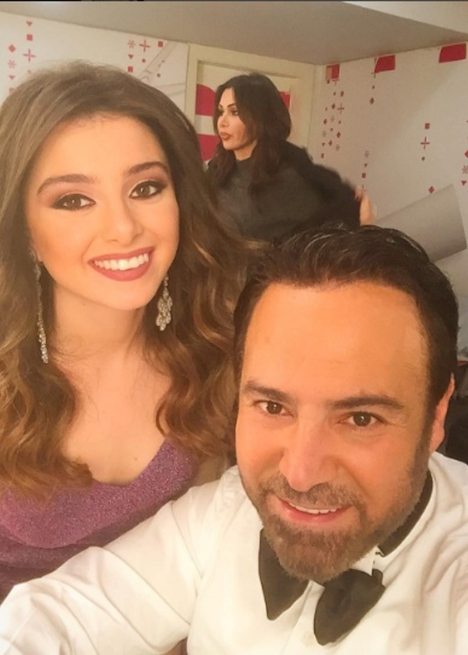 عاصي الحلاني وابنته