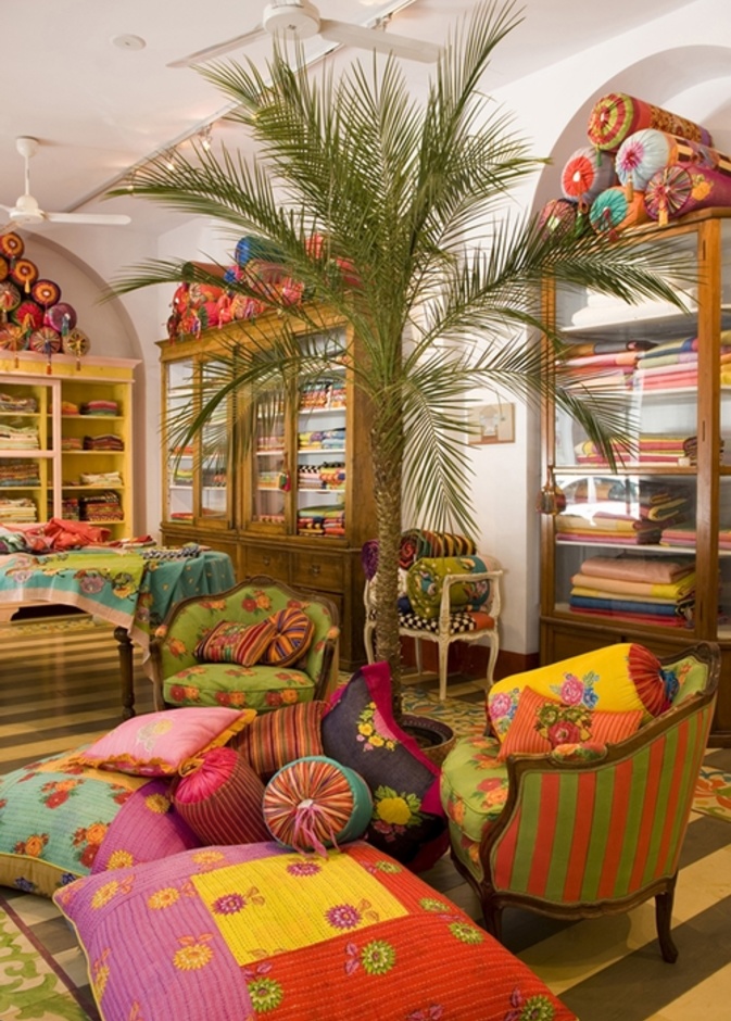 النسيج المرقع في الاثاث والديكور... لمسة عصرية بألوان مبهجة