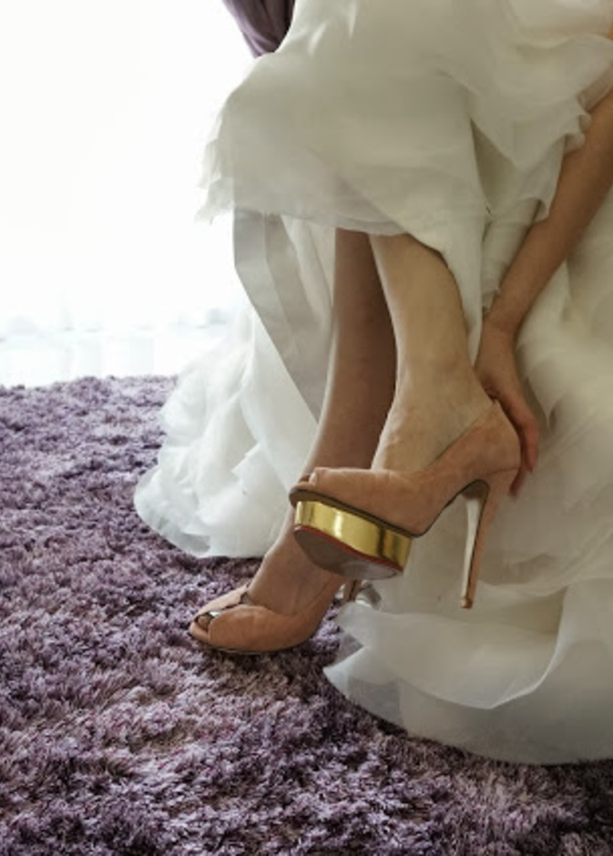 إختاري الكعب العالي المريح ليوم عرسك