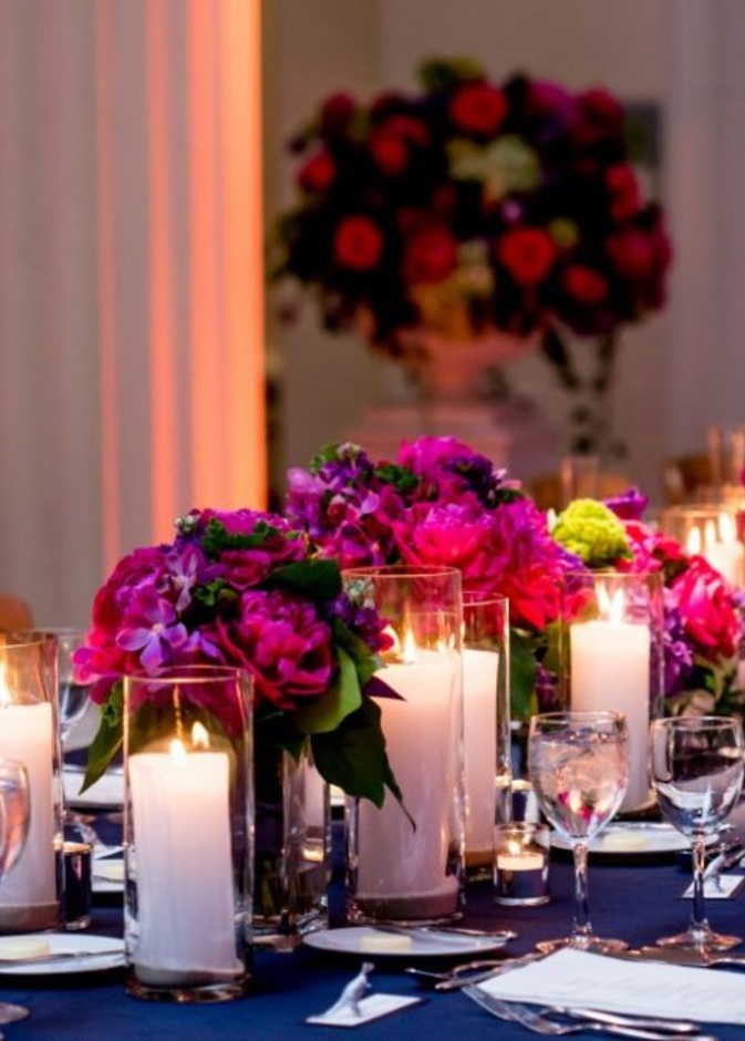 استخدمي لون الفوشيا لحفل زفاف مبهر و ساحر