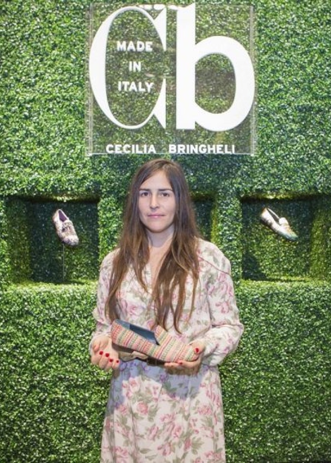المصممة Cecilia Bringheli صاحبة دار CB made in Italy