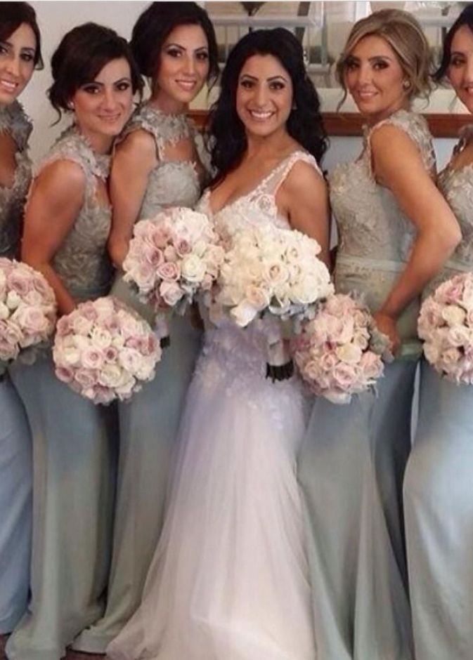 اناقة الزفاف بالفضي