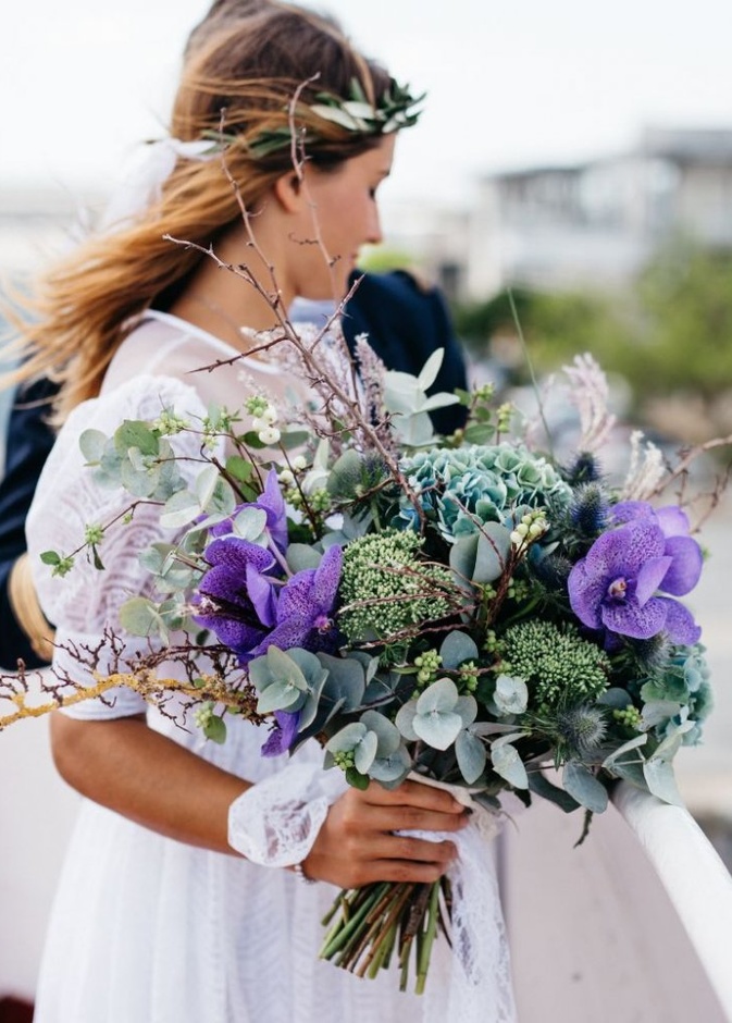 بوكيه ورود بألوان مختلفة