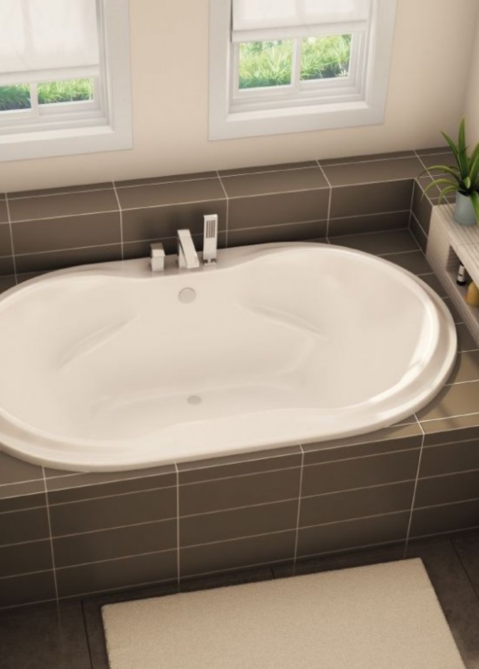 بالصور أجمل ديكورات احواض الاستحمام في الحمام