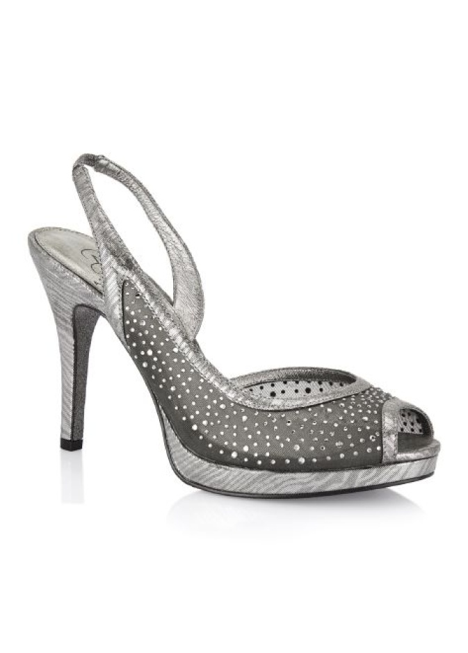 حذاء GEORGI Gunmetal الفضي