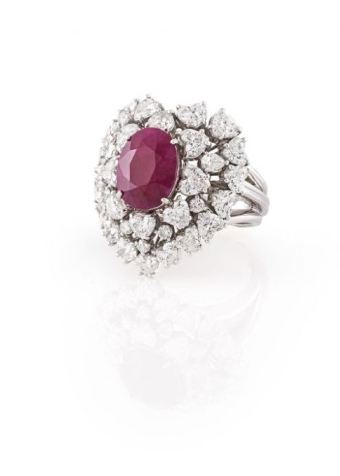 خاتم ماسي من مجوهرات ابراهيم زين