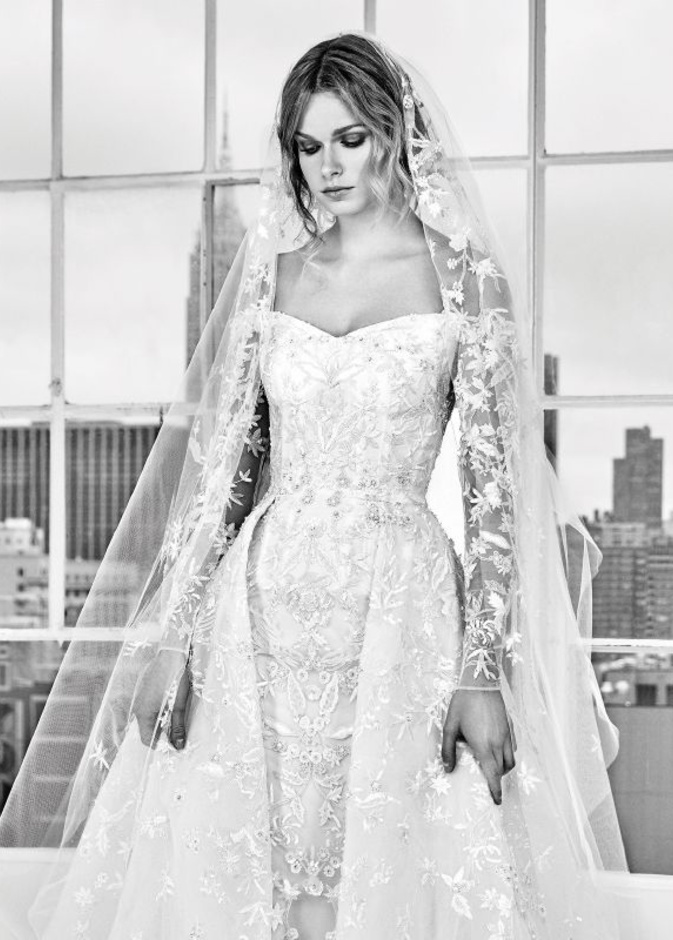 موديلات فساتين زفاف فخمة