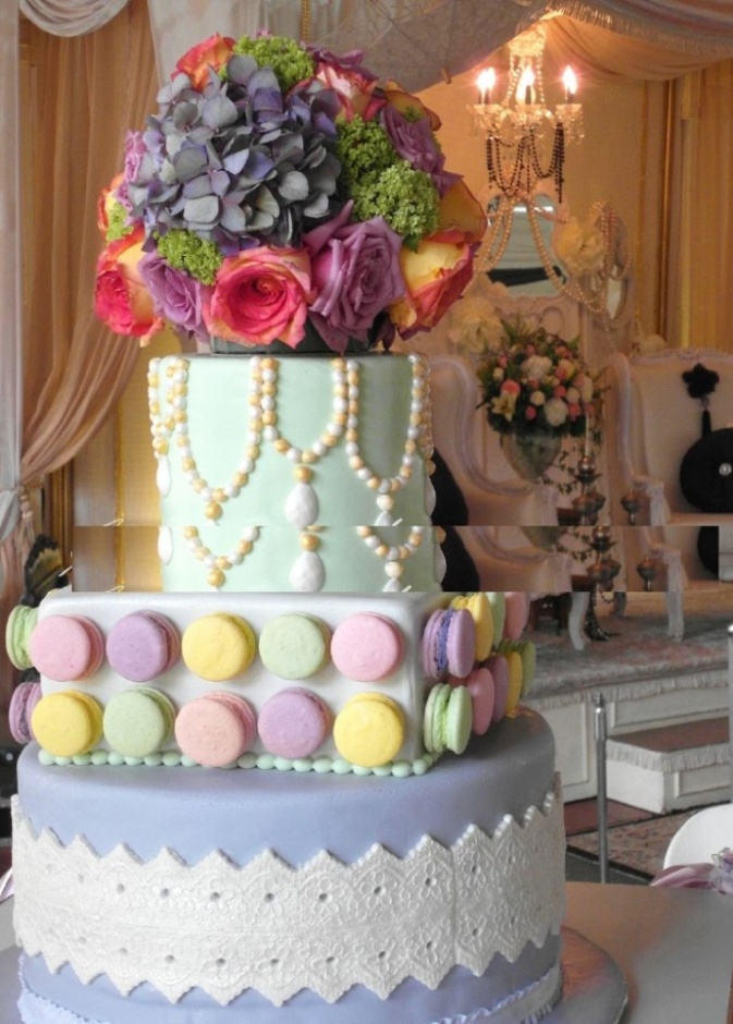 كعكة المكرون