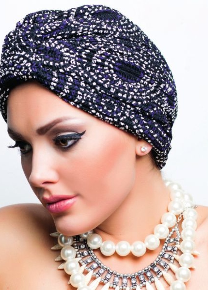 مصممة التوربان مي العايد لـ هي: أوجدت  سرّاً جديدا لأناقة المرأة 