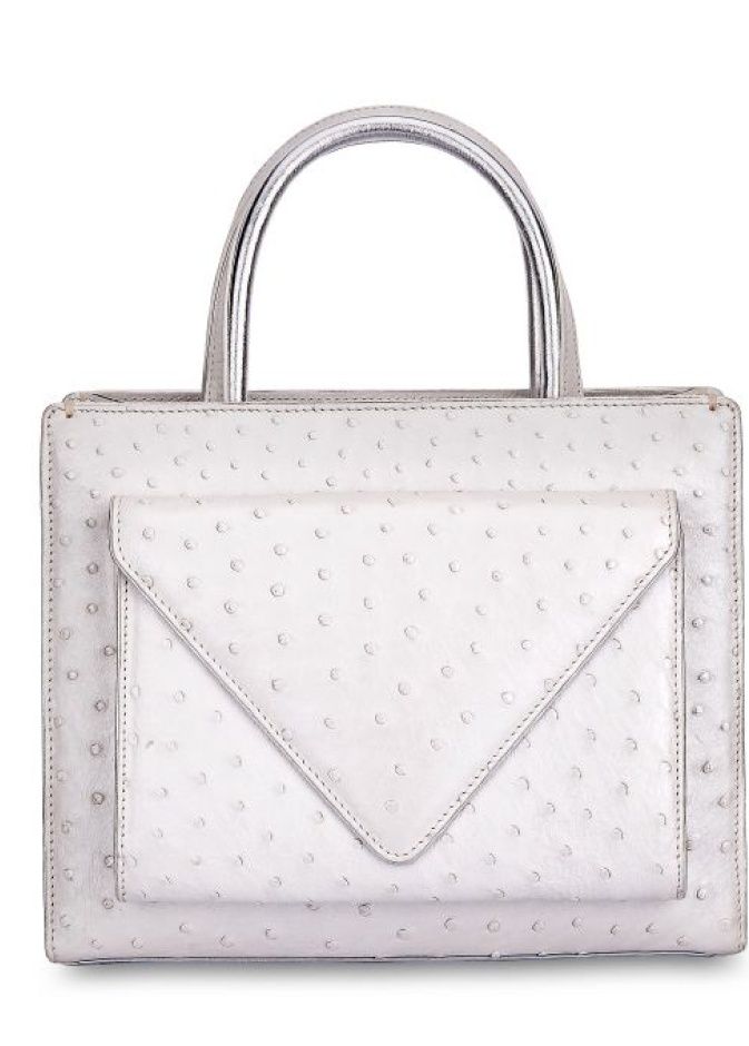 Mail To Me Pearl White OSTRICH