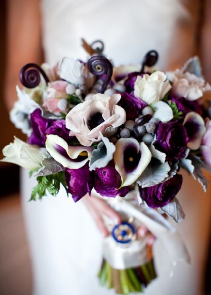 باقات بنفسجية مميزة لعروس الشتاء