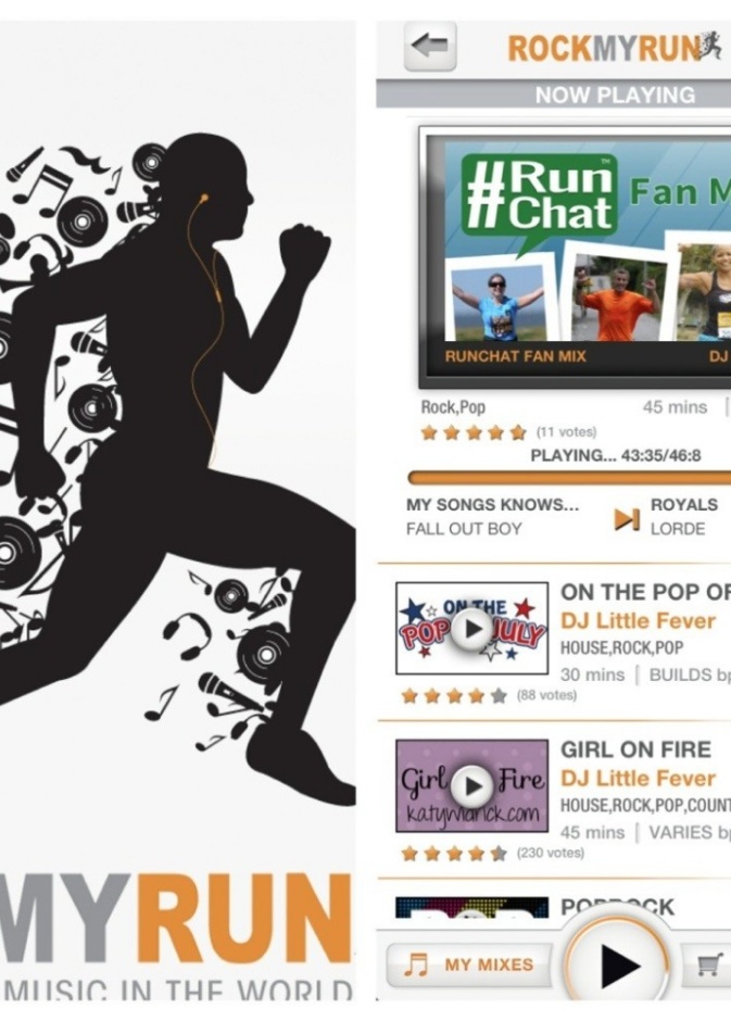 تطبيق RockMyRun لضبط إيقاع الموسيقى مع خطوات الركض