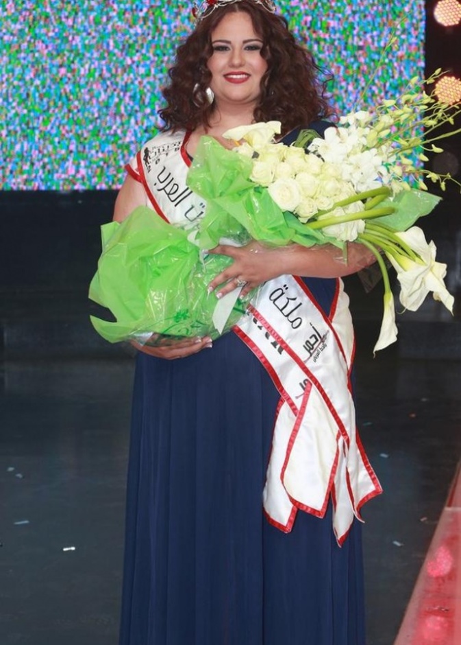 لبنانية ملكة جمال بدينات العرب
