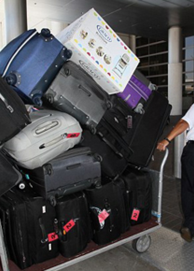 حقائب في المطار