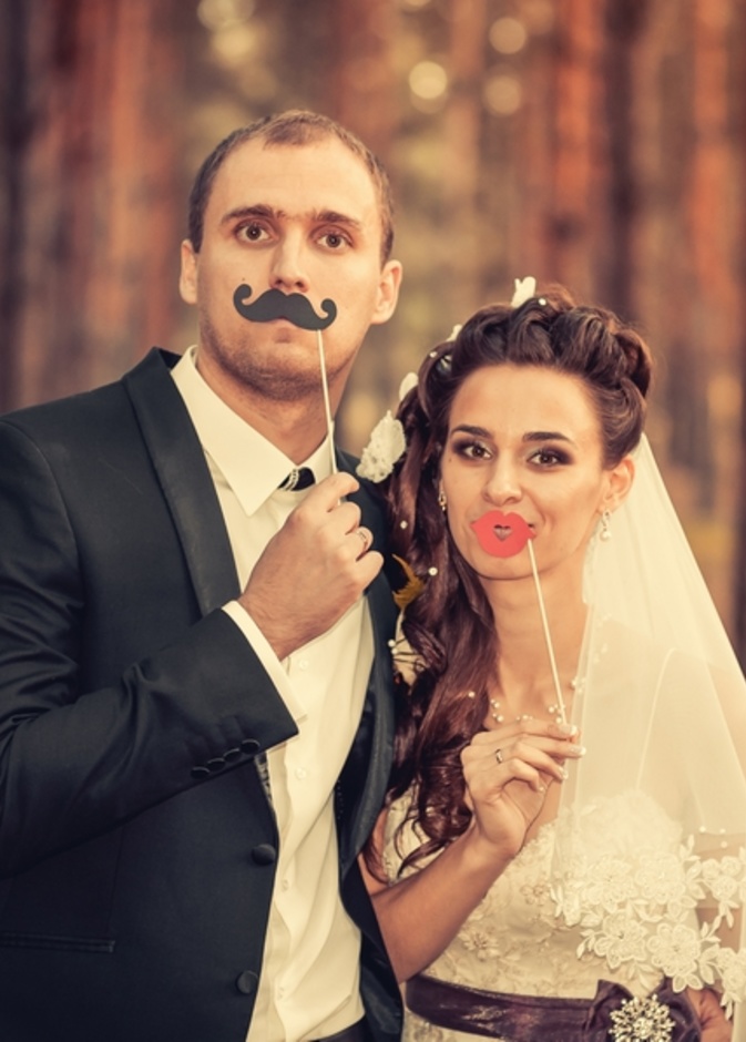 أضيفي المرح والحيوية لصور زفافك