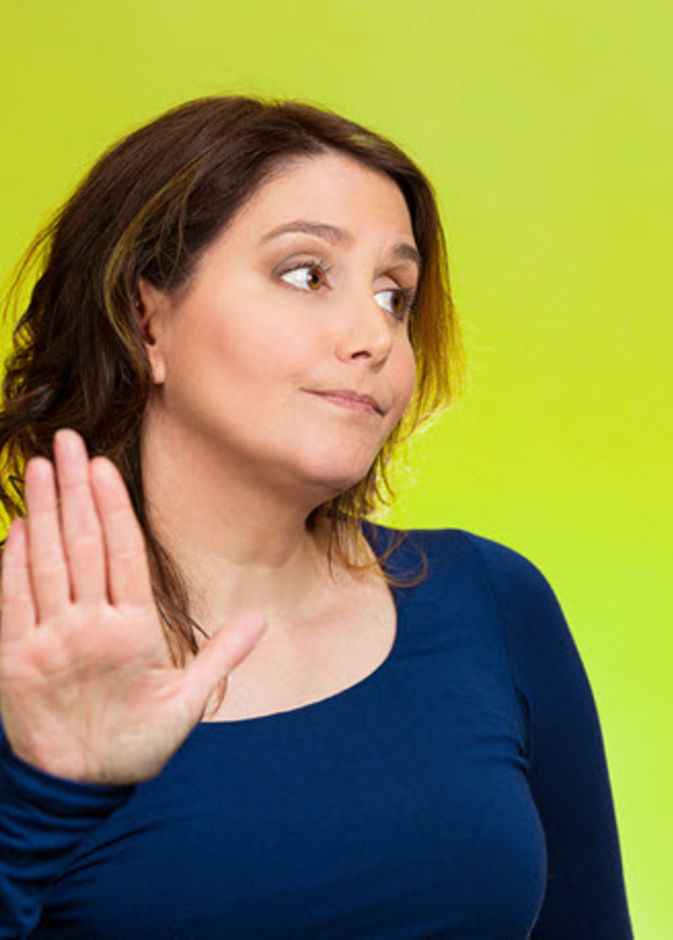 متى يجب أن تقولي "كلا"؟