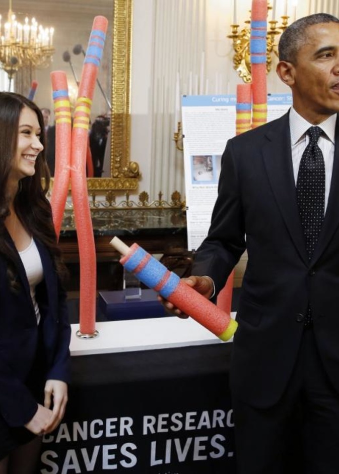 مراهقة تحول مرضها بالسرطان لمشروع علمي