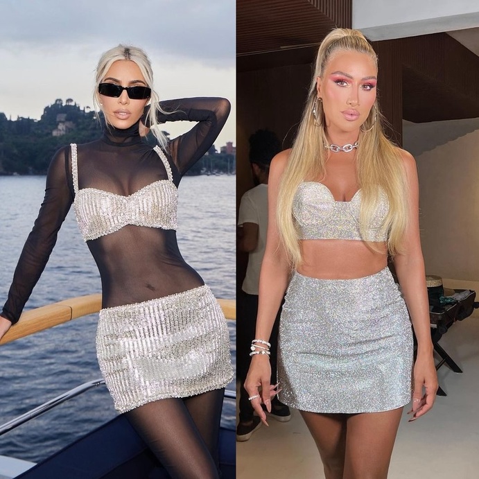 مايا دياب وكيم كارداشيان 