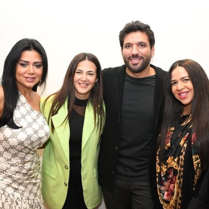 حسن الرداد وإيمي ودنيا سمير غانم ورانيا يوسف