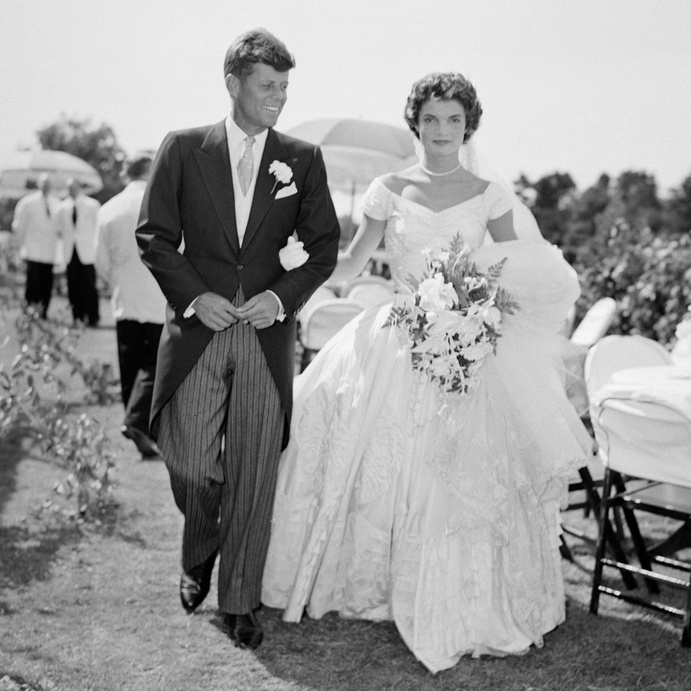 جون كيندي John F. Kennedy وجاكلين كيندي JACQUELINE KENNEDY، عام 1953