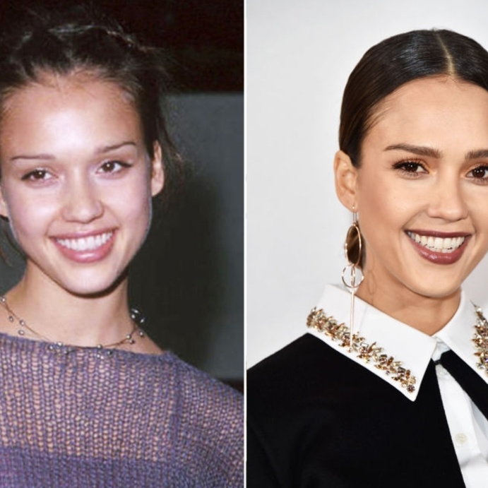جيسيكا البا Jessica Alba بدّلت مظهرها من خلال الحواجب العريضة بألوان هادئة التأثير