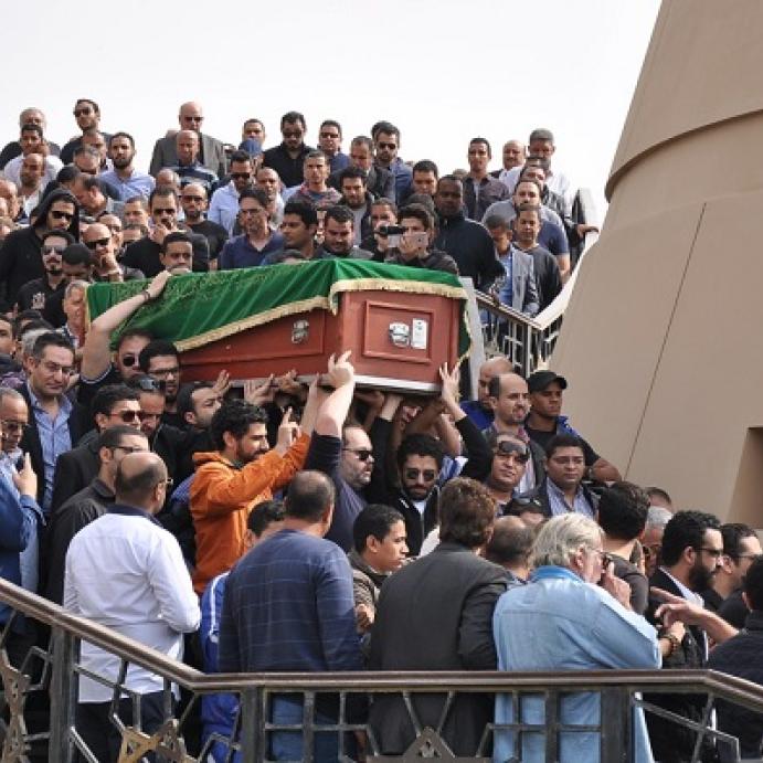 صورة من الجنازة