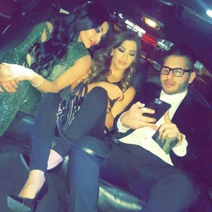 صورة لهيفاء وهبي قبل الحفل