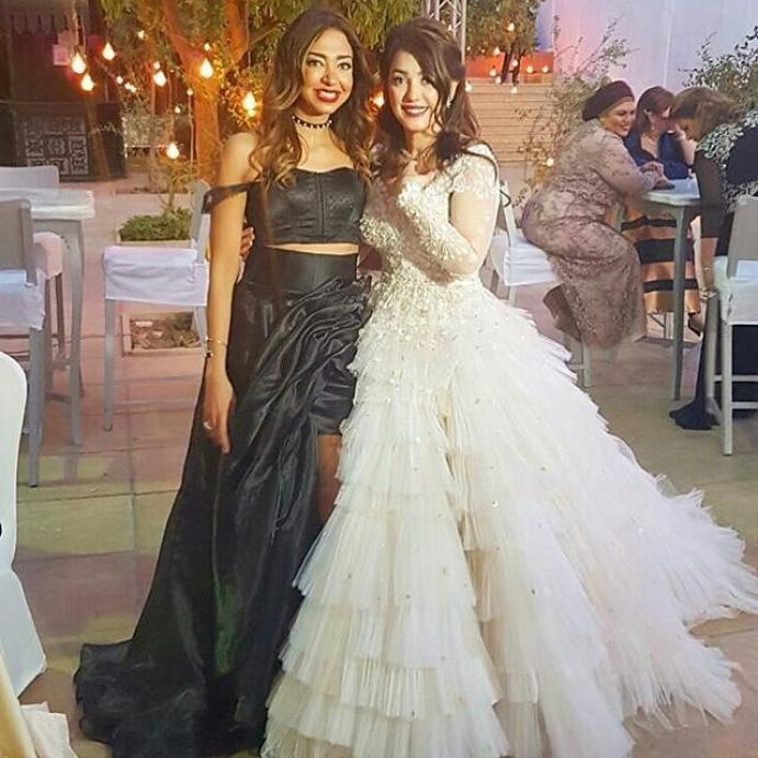 صورة لكندة من حفل زفافها 