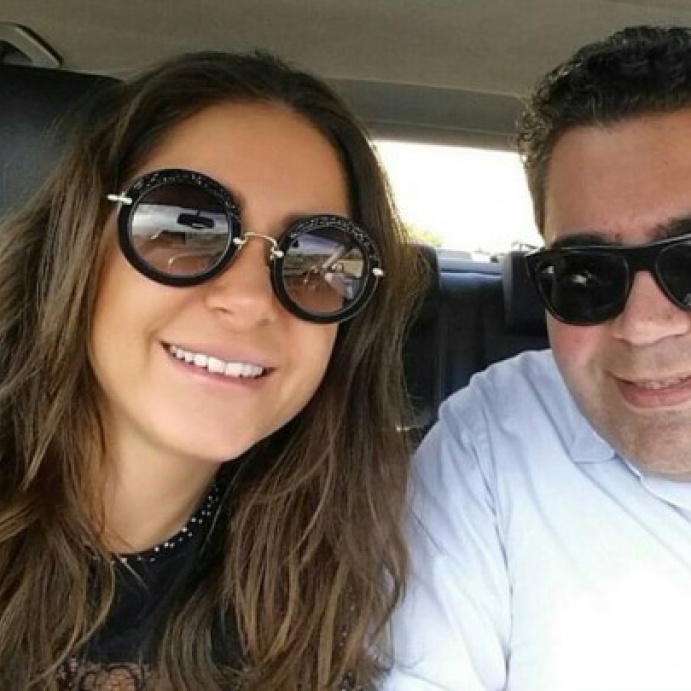 ديمة قندلفت وزوجها