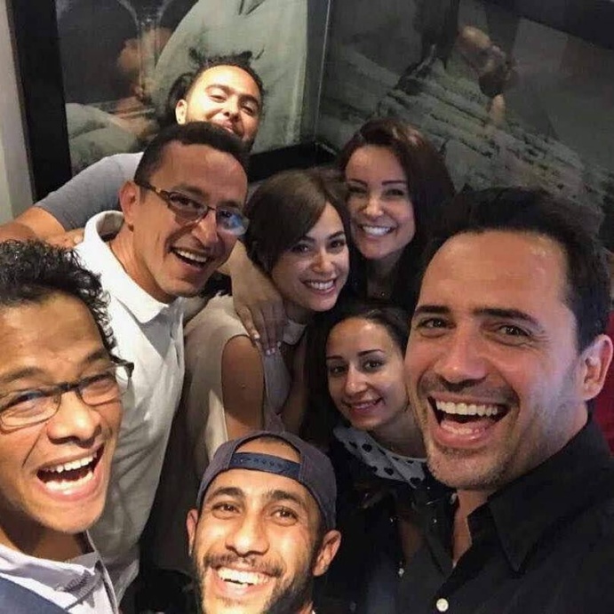 الاحتفال بنهاية تصوير "حلاوة الدنيا"