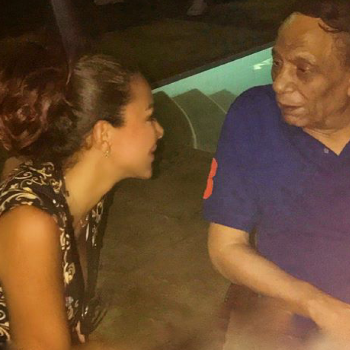 عادل إمام وسوزان نجم الدين