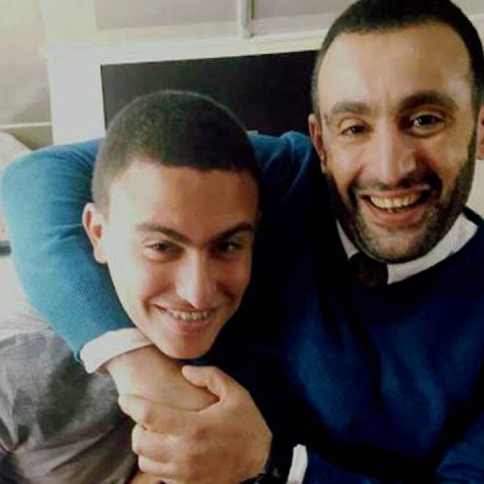 أحمد السقا وابنه ياسين