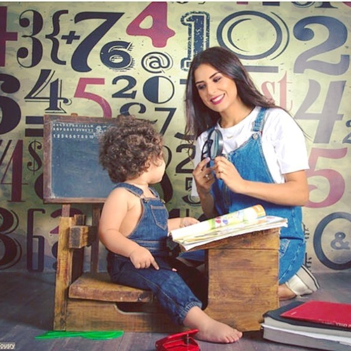 ريهام ايمن وابنتها ليليا