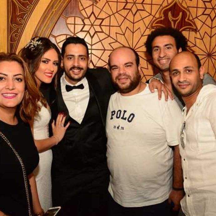 حفل عقد قران نجم مسرح مصر