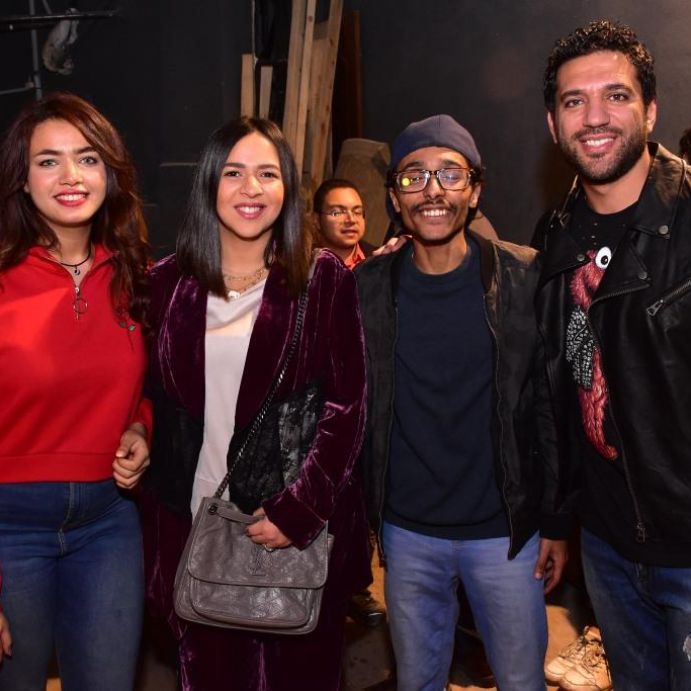 كواليس مسرحية جريما في المعادي