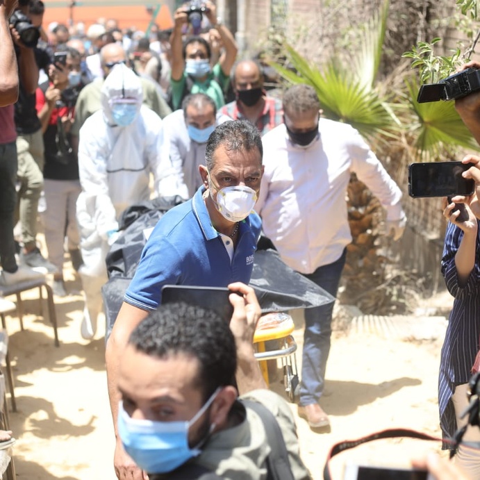 جنازة الفنانة رجاء الجداوي