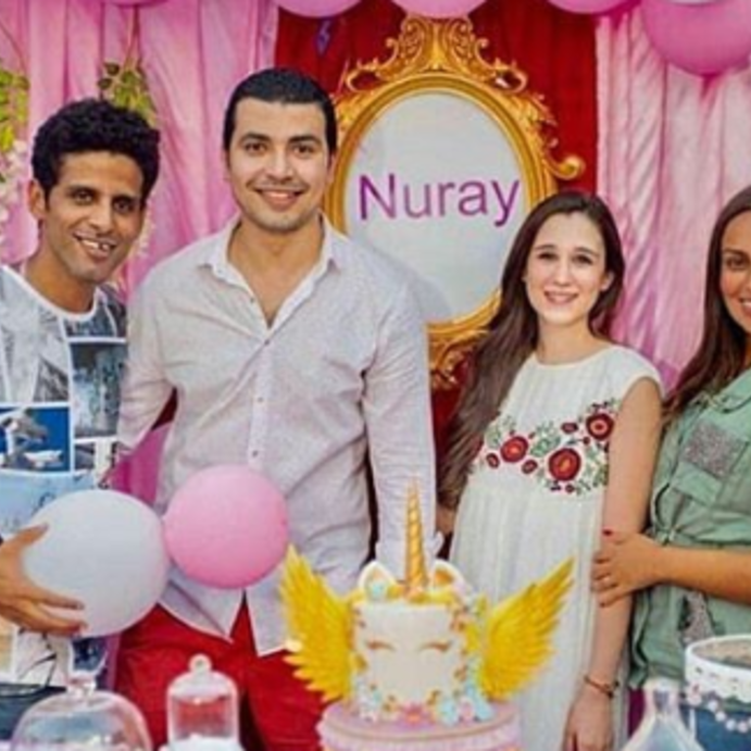 سبوع نوراي ابنة محمد أنور 