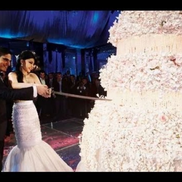 هيفاء وهبي في زفافها