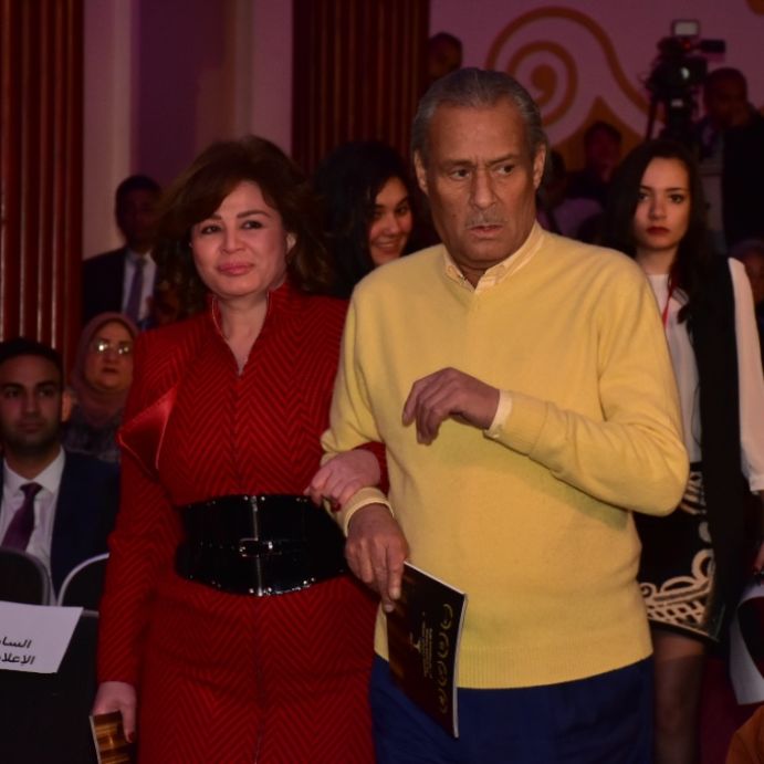 فاروق الفيشاوي وإلهام شاهين