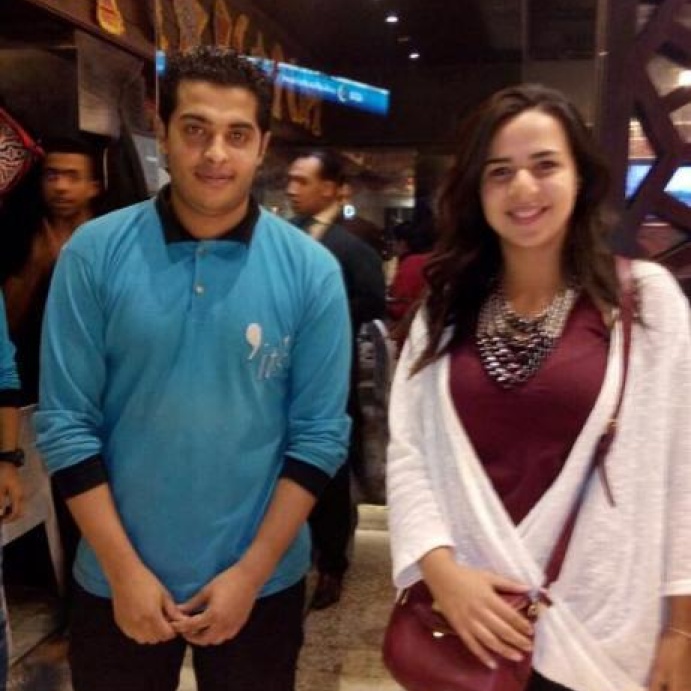 ايمي سمير غانم في كافيه حسن الرداد